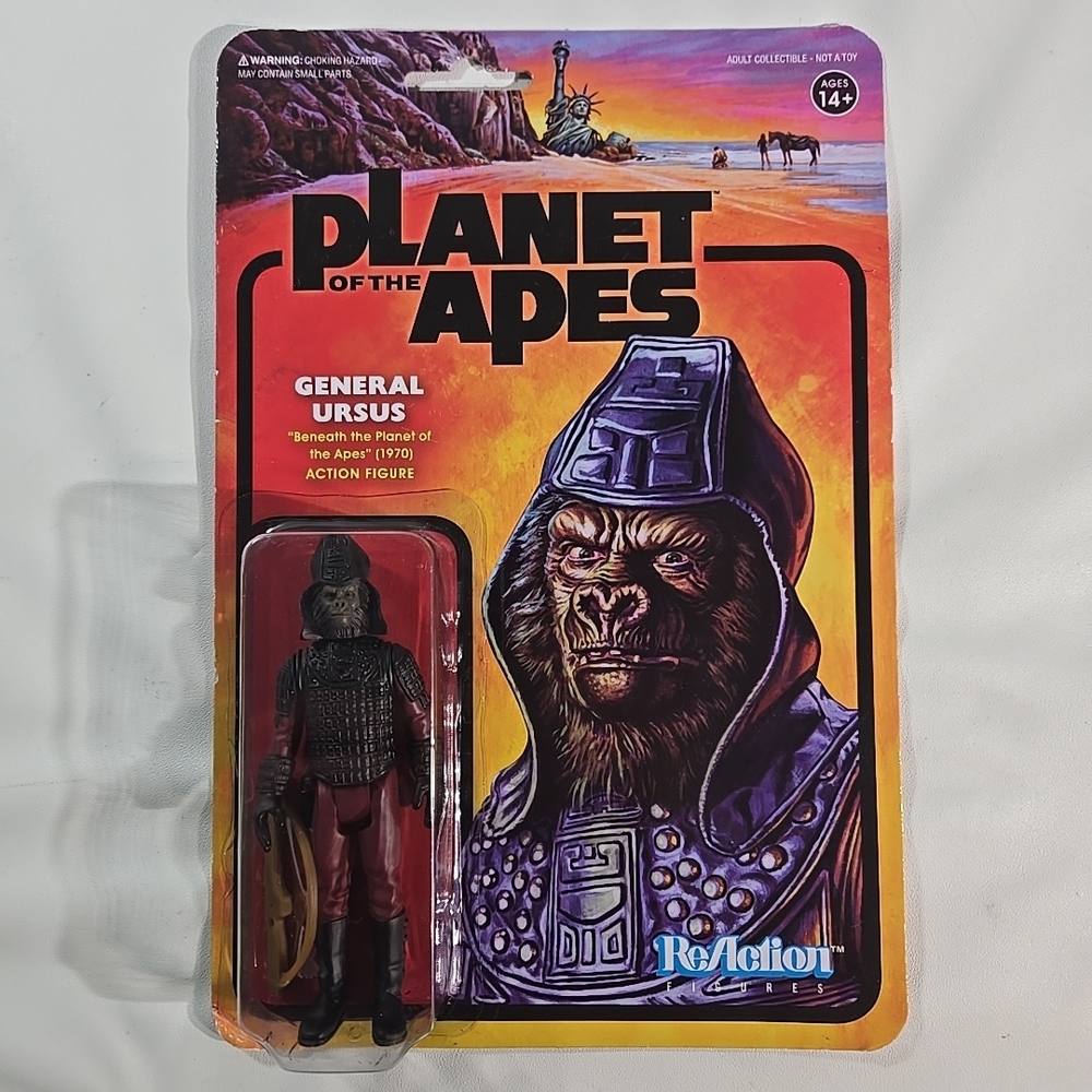 Planet of the Apes General Ursus Action Figure - Purple & Orange Card